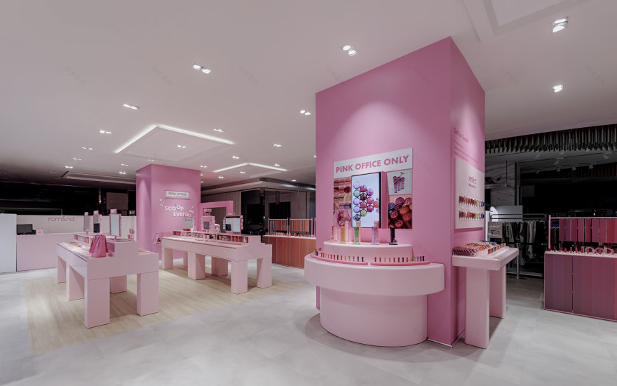 Rom&nd快闪店,釜山乐天百货店丨韩国-11