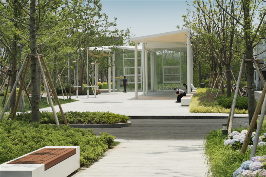 境作|桂林公园地铁站绿地焕新,“15分钟美好生活圈”推窗见绿-206