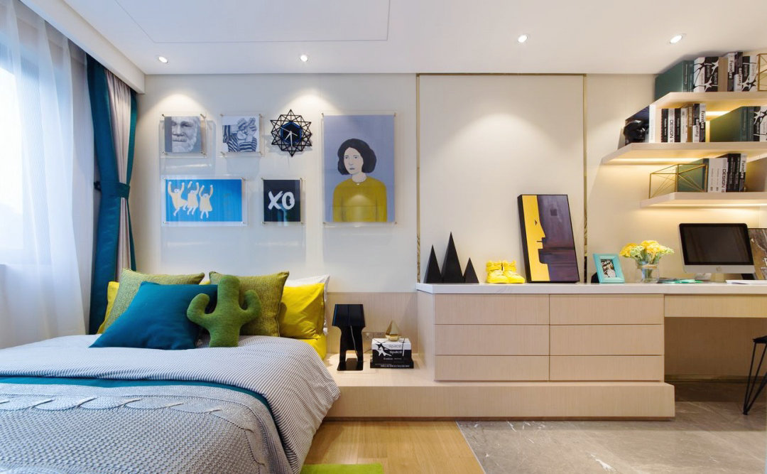 福州滨江国际项目 | 56 平米空间的极致利用与艺术创作-15