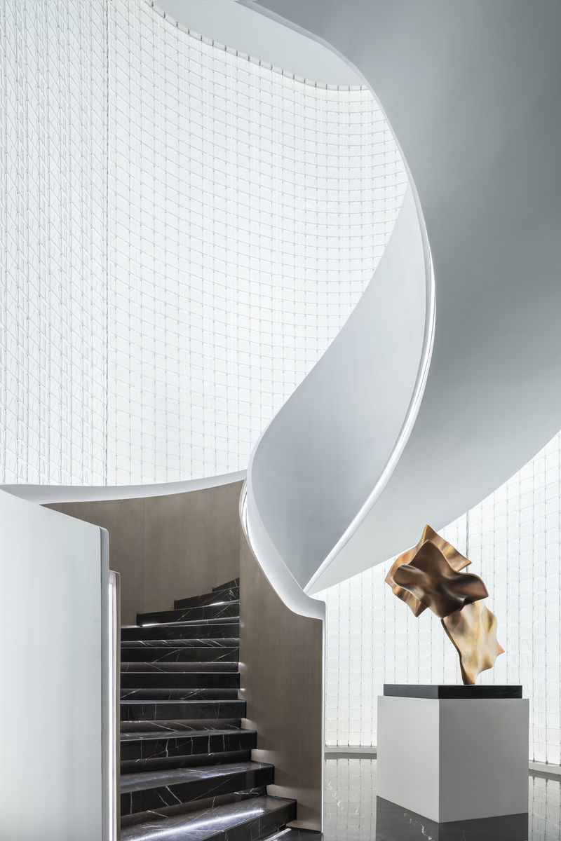 弘阳常州遥观售楼处——“水”主题景观室内设计-5