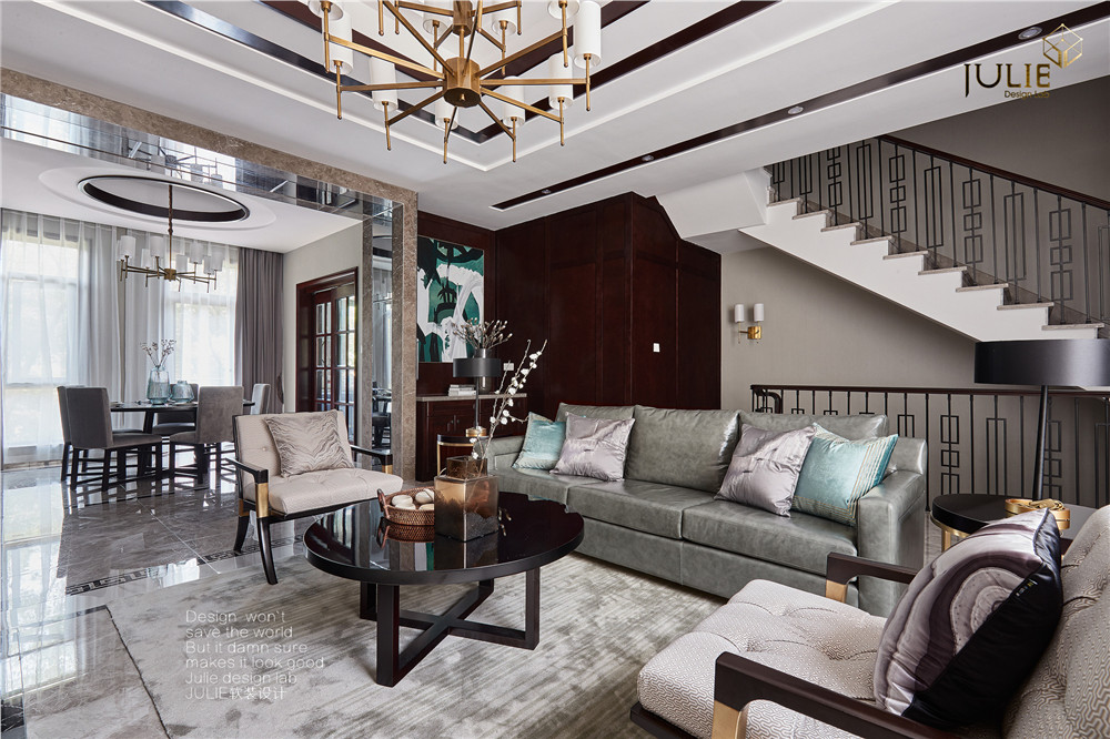 杭州东海闲湖城新中式混搭设计,呈现雅致空间-16