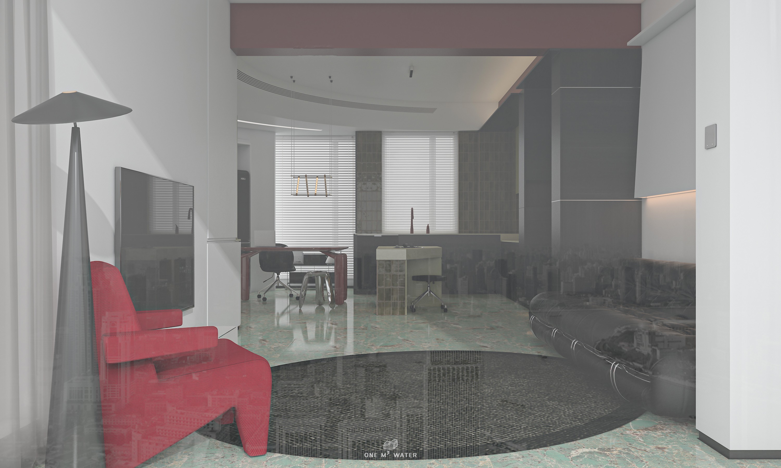 80㎡三室户型改造-2