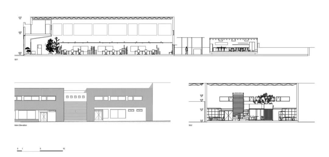 废弃仓库变身高颜值办公室,模块化设计成最大亮点-115