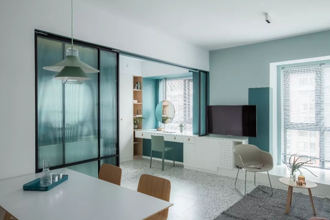 成都绿色摩登宅，三居改两居释放空间-74