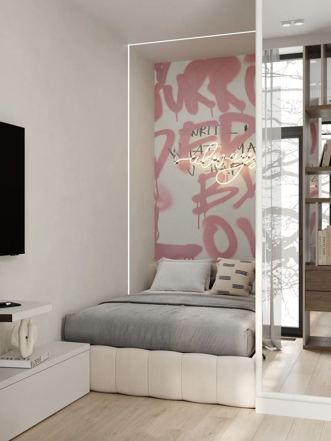 女孩的 27㎡单身公寓设计丨TI INTERIORS-15