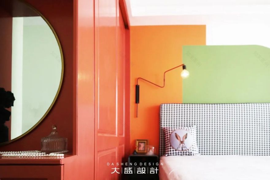 南宁 96㎡孟菲斯风格家居,色彩斑斓的甜蜜空间-68