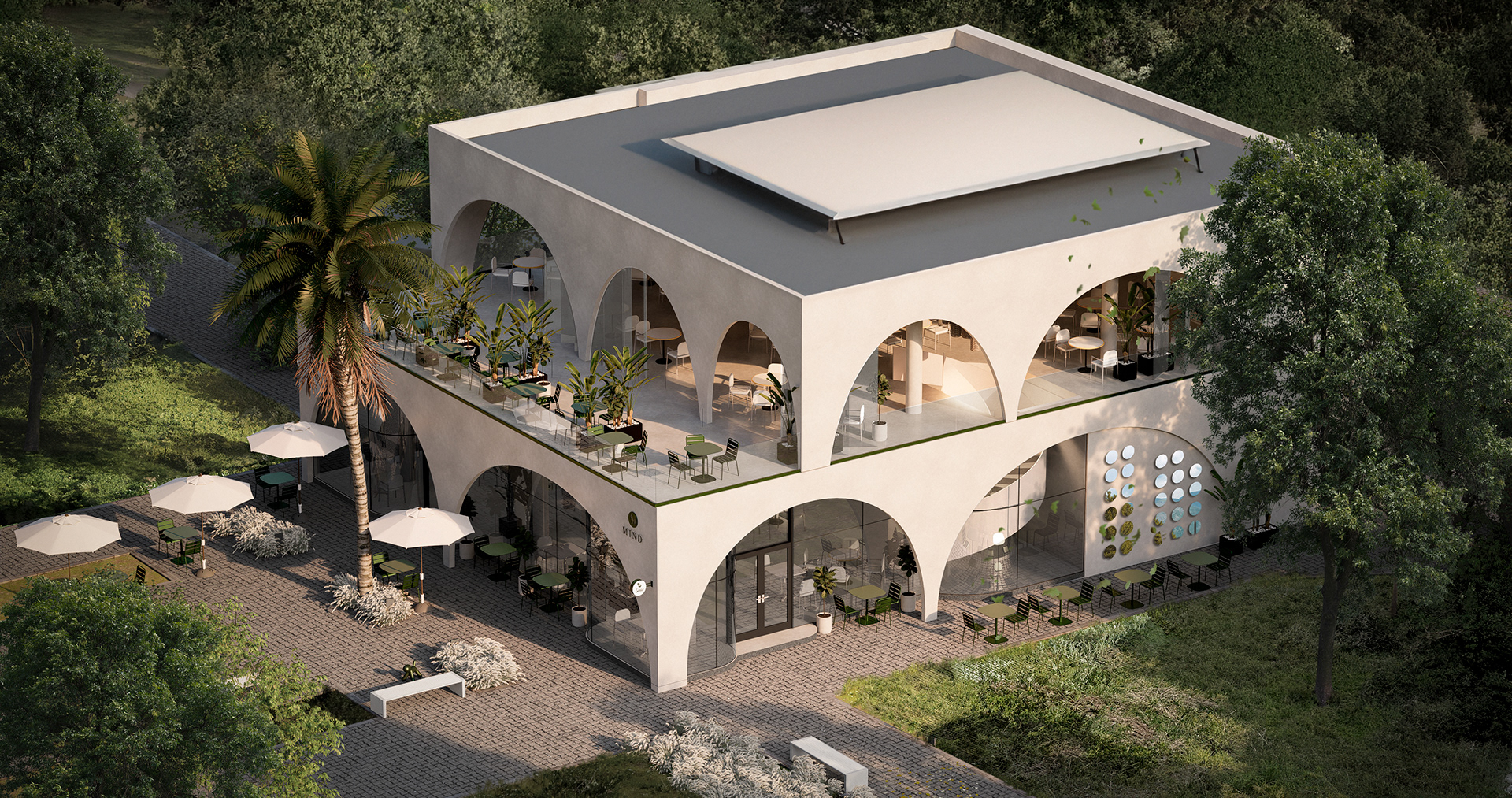 公园内家庭餐厅设计丨KASARCHITECTS-45