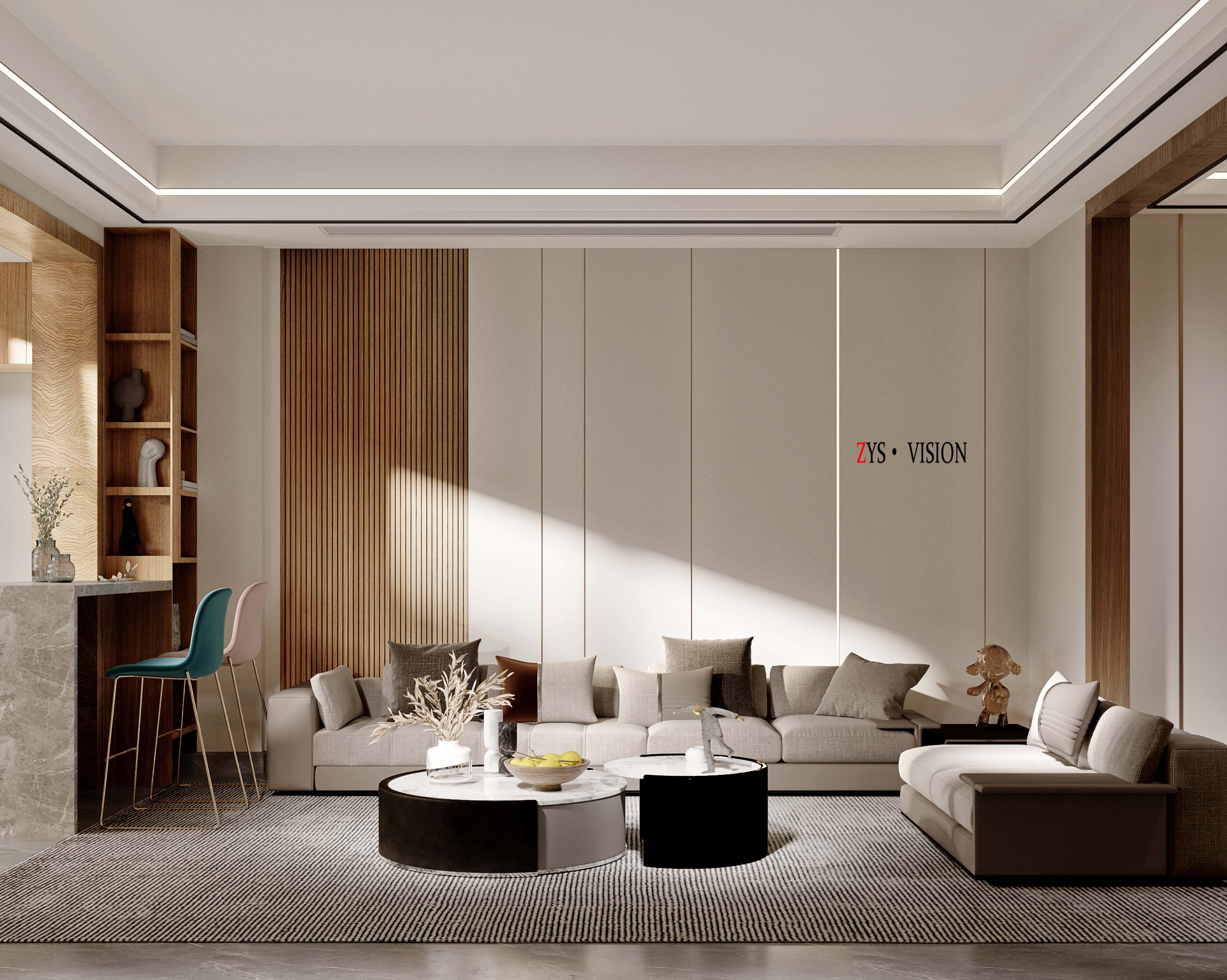 米安·chi 现代轻奢空间丨ZYS 室内设计研究室-11