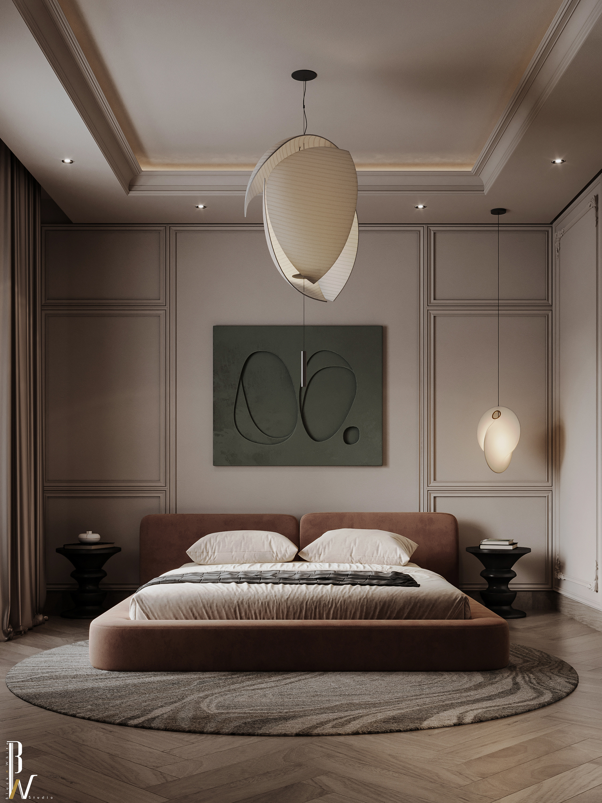 卧室设计丨Black N White-12