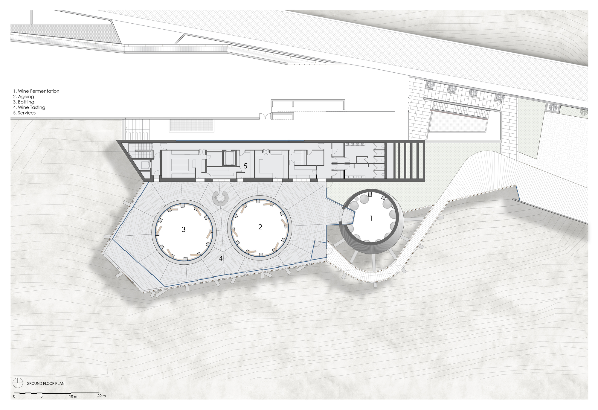 Lampadistis 葡萄酒酒厂丨塞浦路斯丨Eraclis Papachristou Architects-6