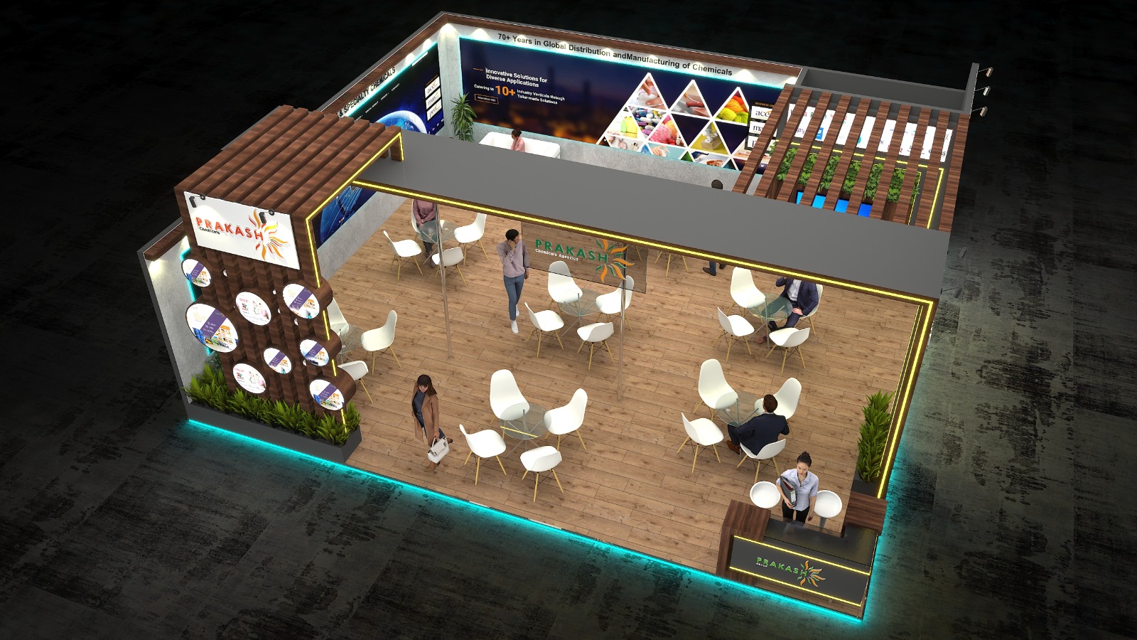 Prakash Chemicals Pvt Ltd | 2 side open stand-3