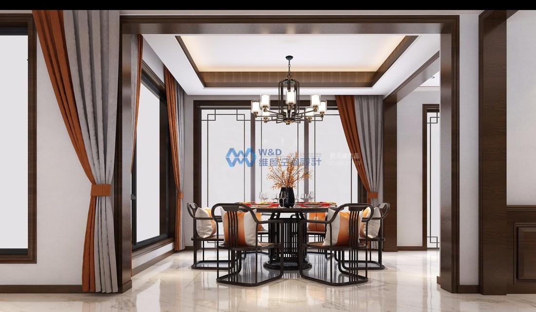 贾天峰丨
西城首府-新中式别墅 -6