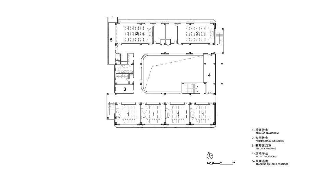 自由理想的“花园城堡”·济南北康初中教育建筑群落丨中国济南丨UA尤安设计-59