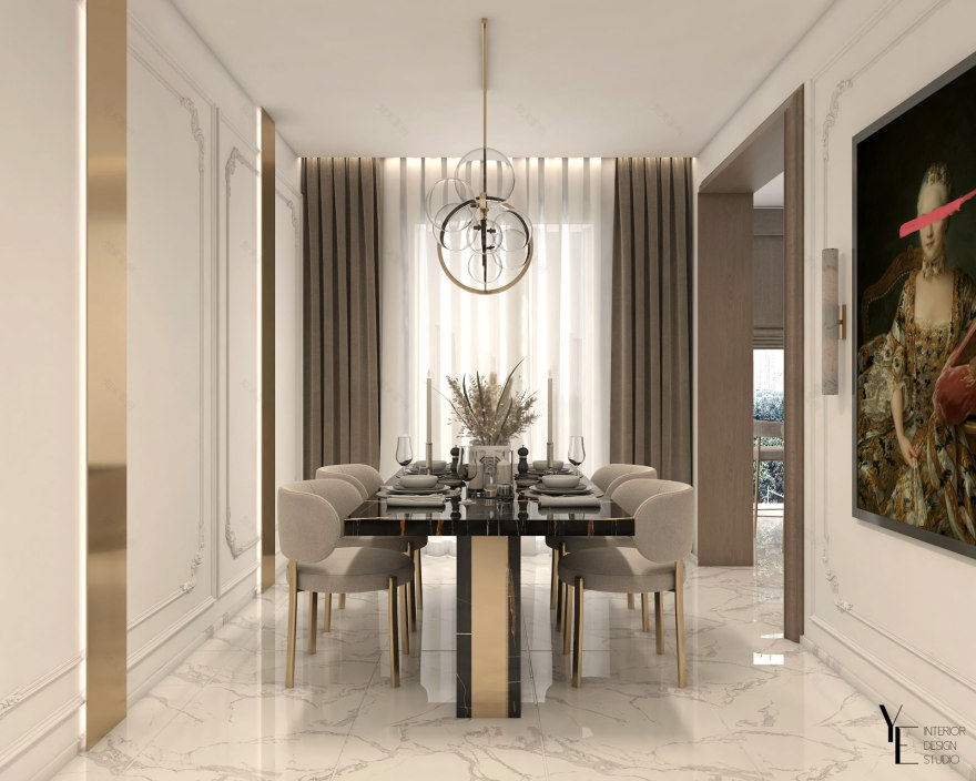 AZIZA APARTMENT 室内设计项目丨突尼斯丨YE INTERIOR-18