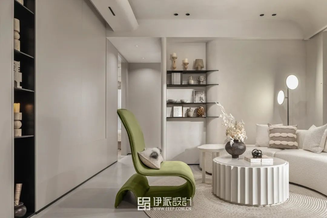 湖上云庭奶油系侘寂风样板间丨中国嘉兴丨深圳市伊派室内设计有限公司-18