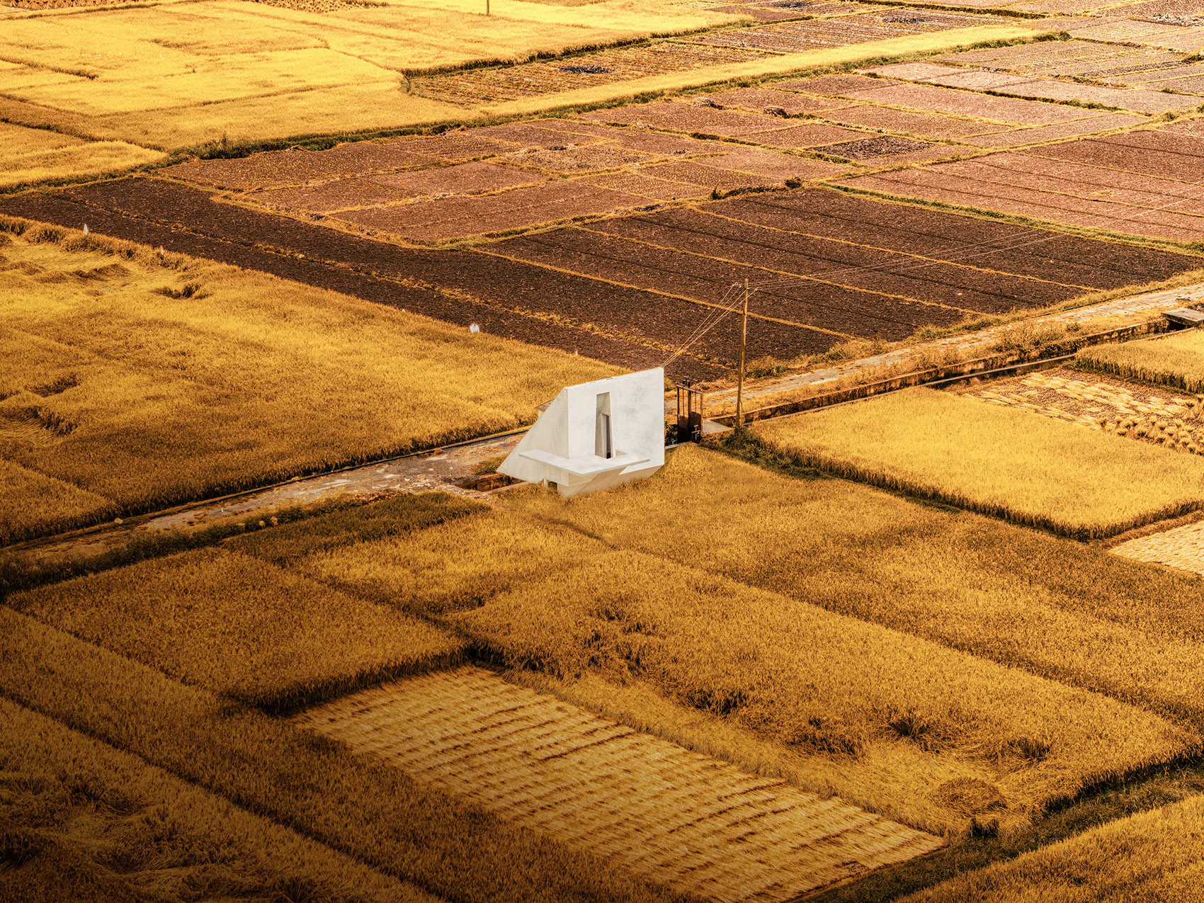 田野间的“碠”建筑 | 村民与游客的四季对话-17