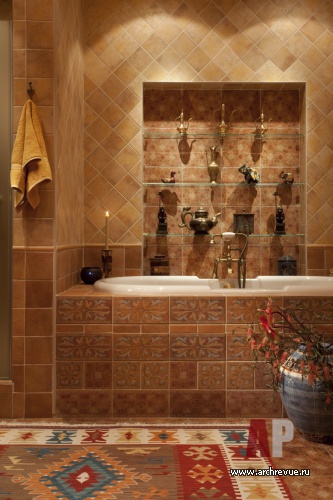 东方式陶土色调公寓室内设计丨Маркос Юлия-30