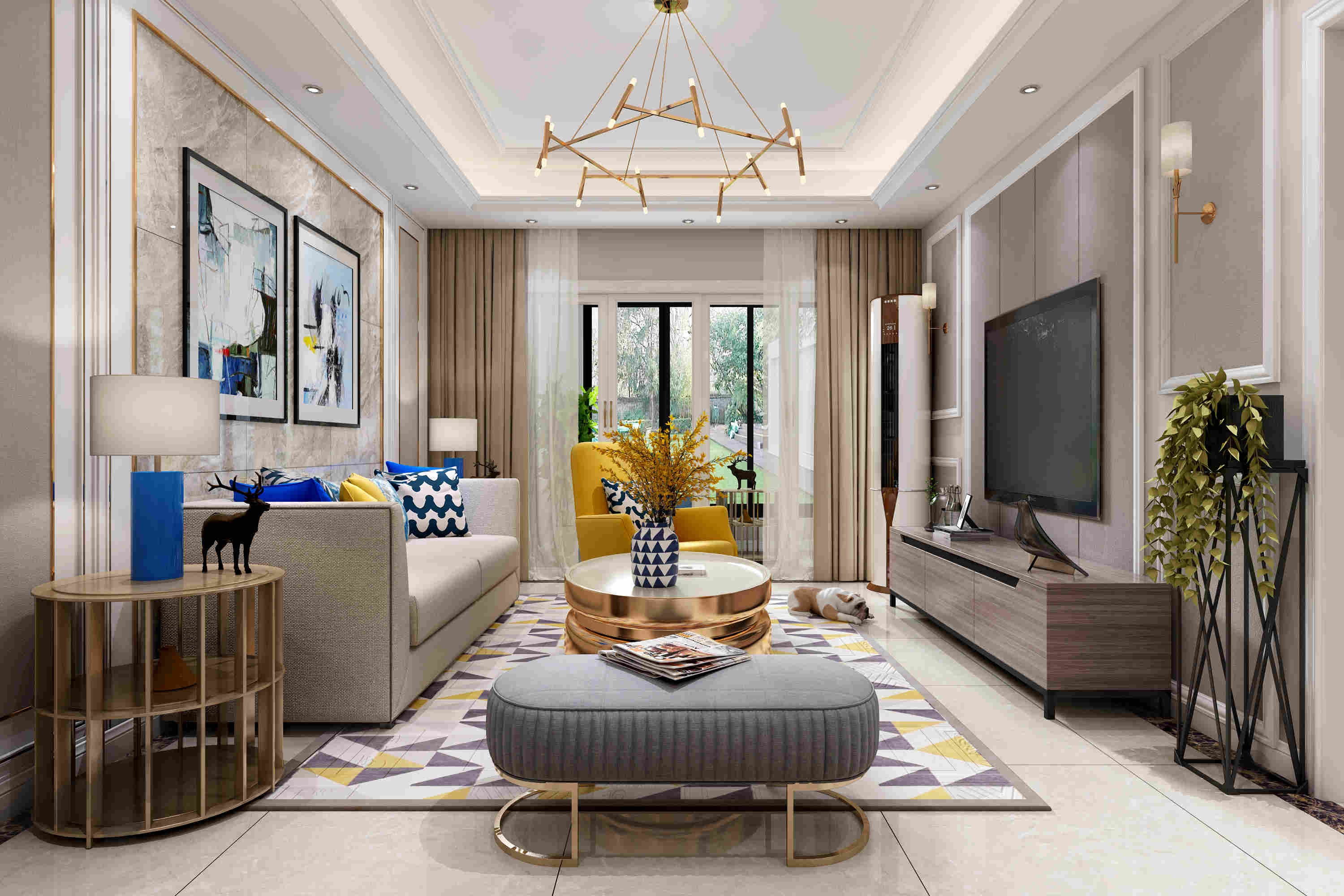 温馨轻奢小家装，走心设计展现-19