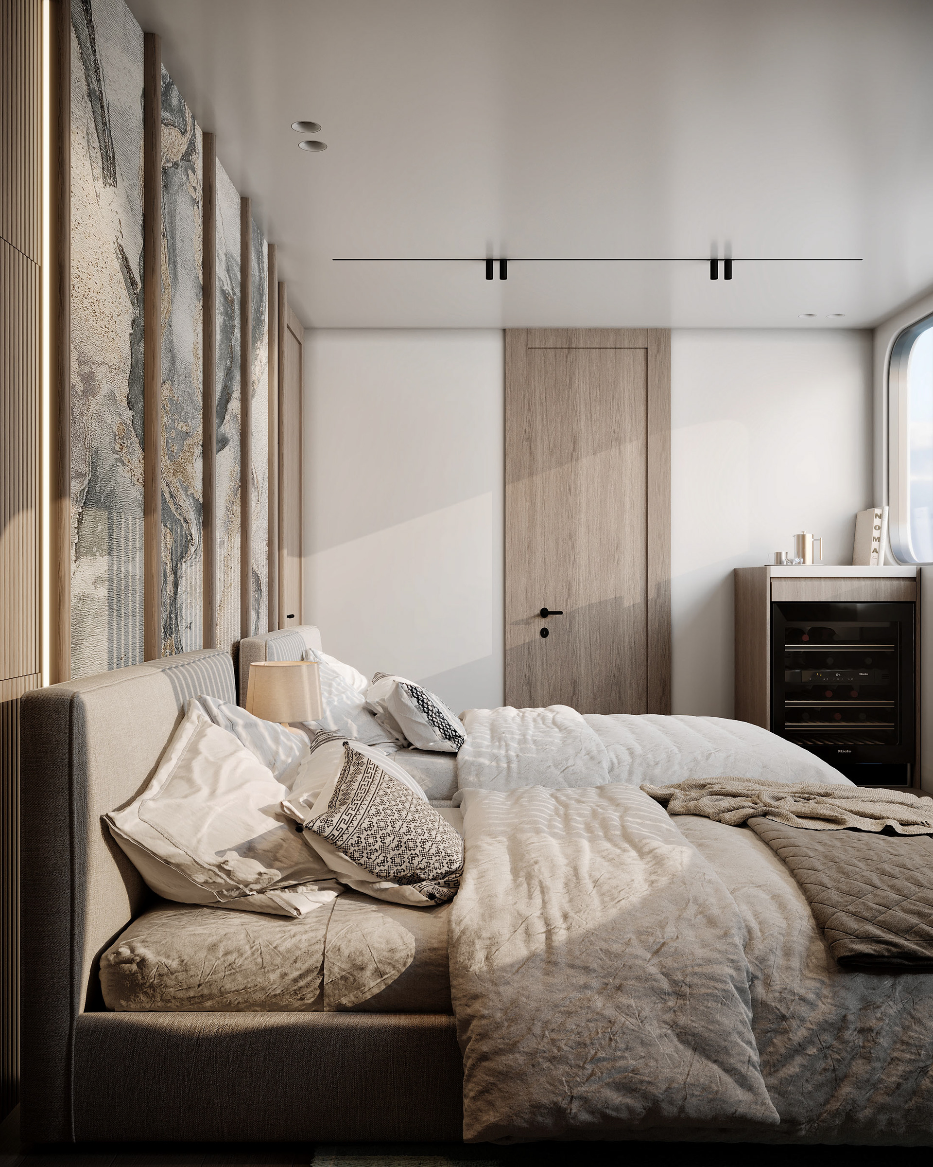 游艇卧室设计丨埃及丨Amina El  kholy-2