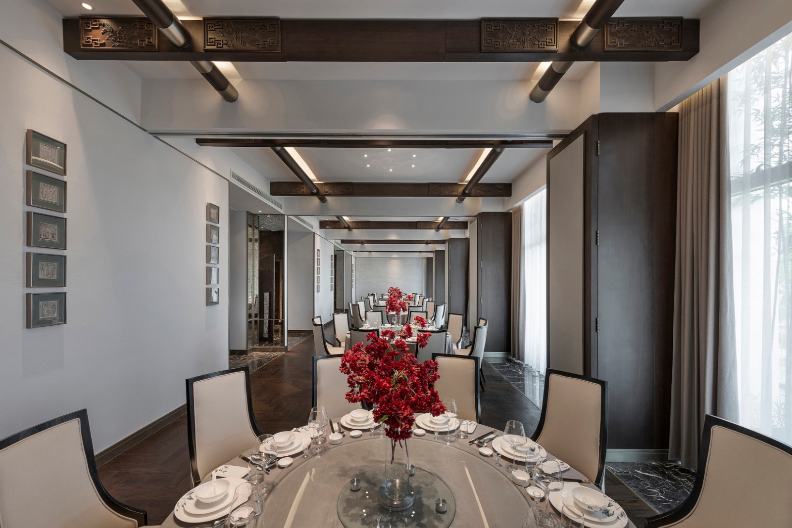 一席瓯江长卷，再现秀山丽水，演绎中式意蕴▪绿谷春天酒店  宣驰设计-18