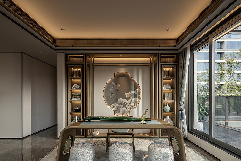重庆电建西永泷悦长安合院别墅豪宅丨中国重庆丨深圳市盘石室内设计有限公司-31