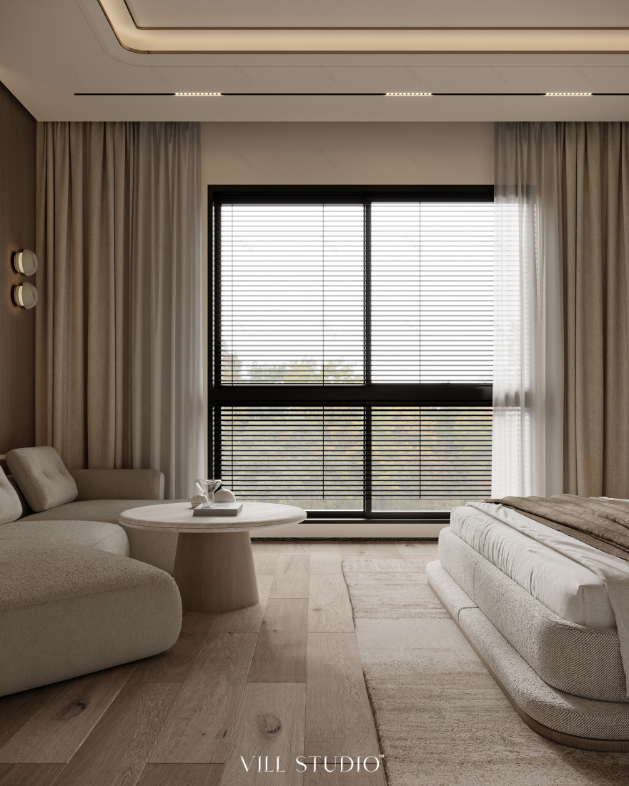 MINIMAL LUXURY MASTER BEDROOM DESIGN | KSA-12