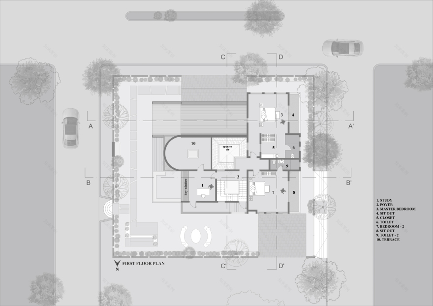 奥尔瓦伊拉姆住宅丨印度丨Iki Builds-54