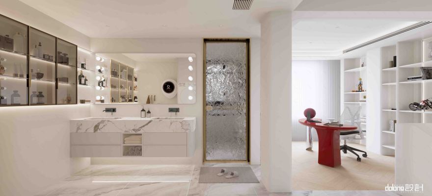 桃花园著跃层丨DoLong董龍设计-36