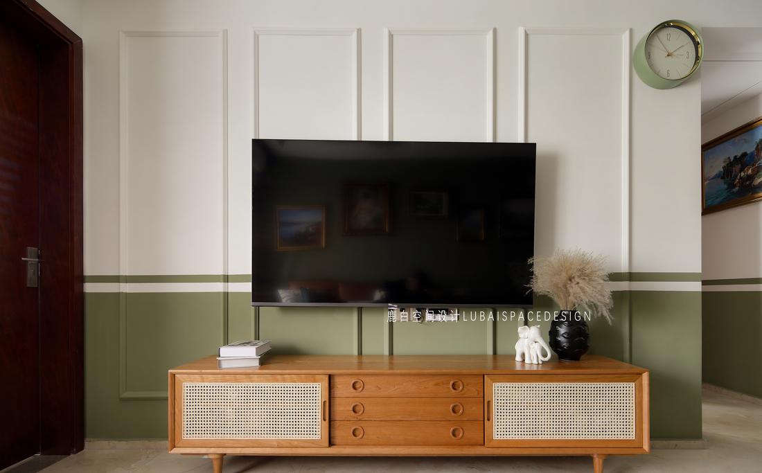 96㎡复古风精装房丨鹿白空间设计-8