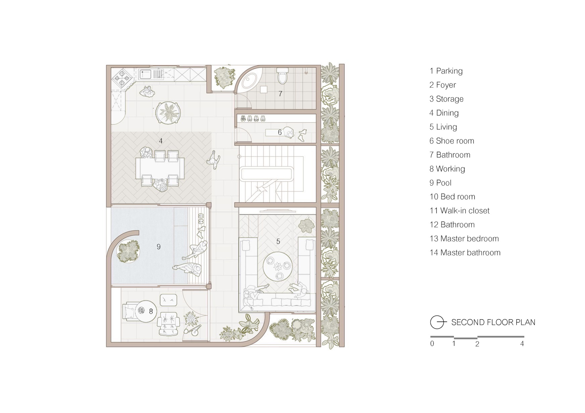 MN 住宅丨泰国曼谷丨Sata Na 建筑事务所-16