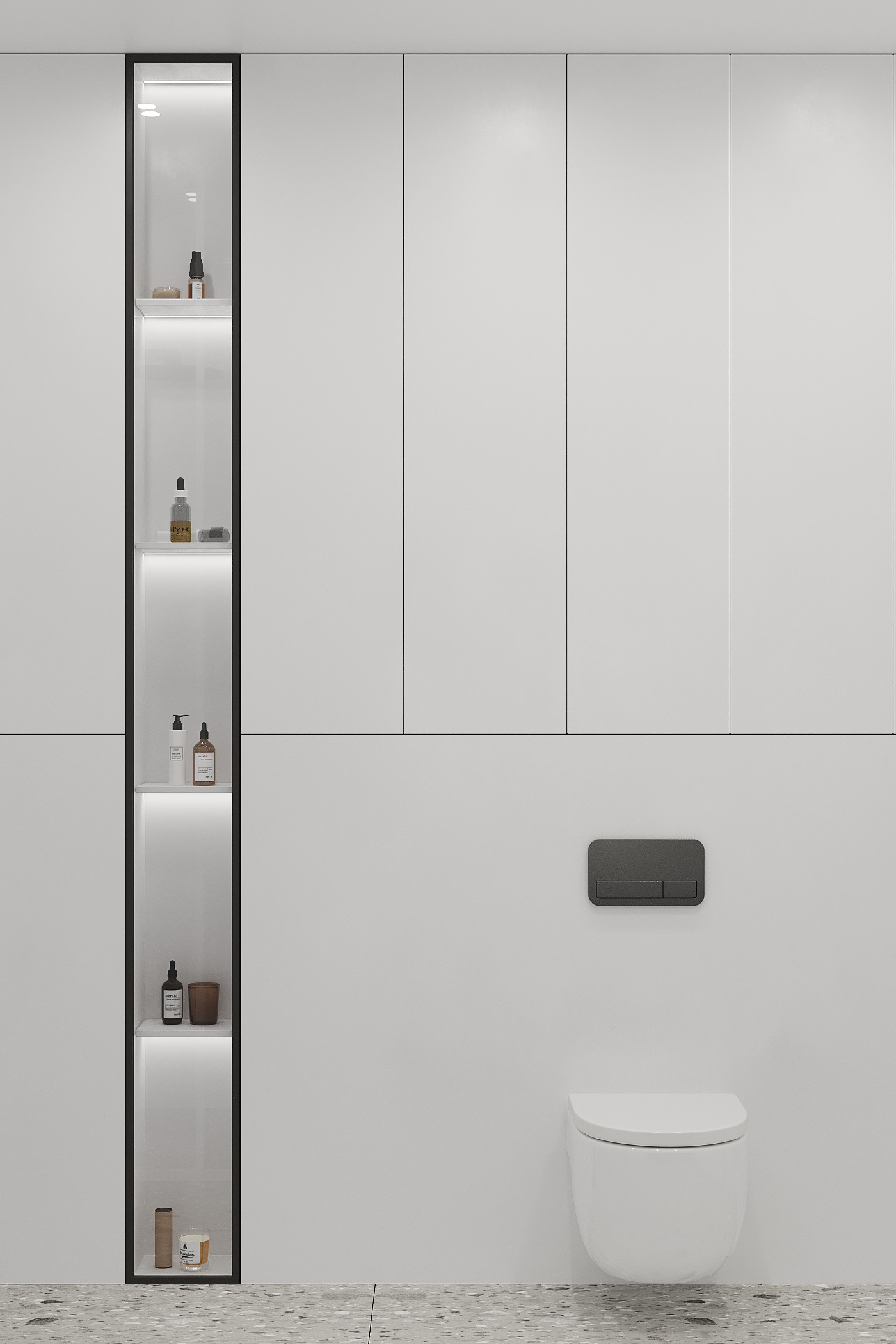 灰色系极简风公寓设计-17