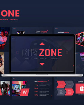 金卓恩演示文稿模板（注：Gimzone 可能是特定名称，若有特定标准译法，需根据实际情况调整）