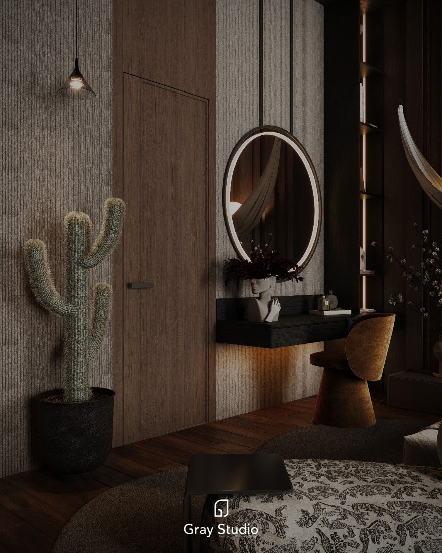 主卧设计项目丨英国丨Gray Studio-14