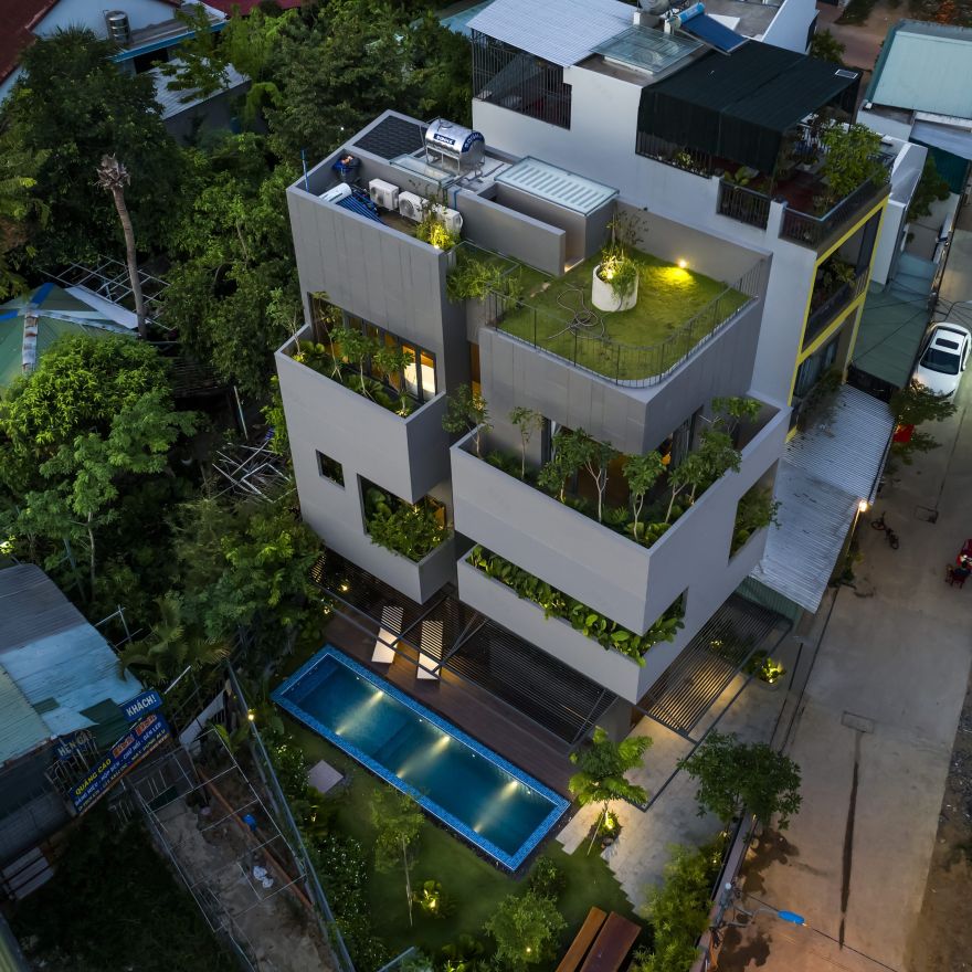 越南芽庄 Bi House 度假屋——融入自然的绿色建筑设计-42