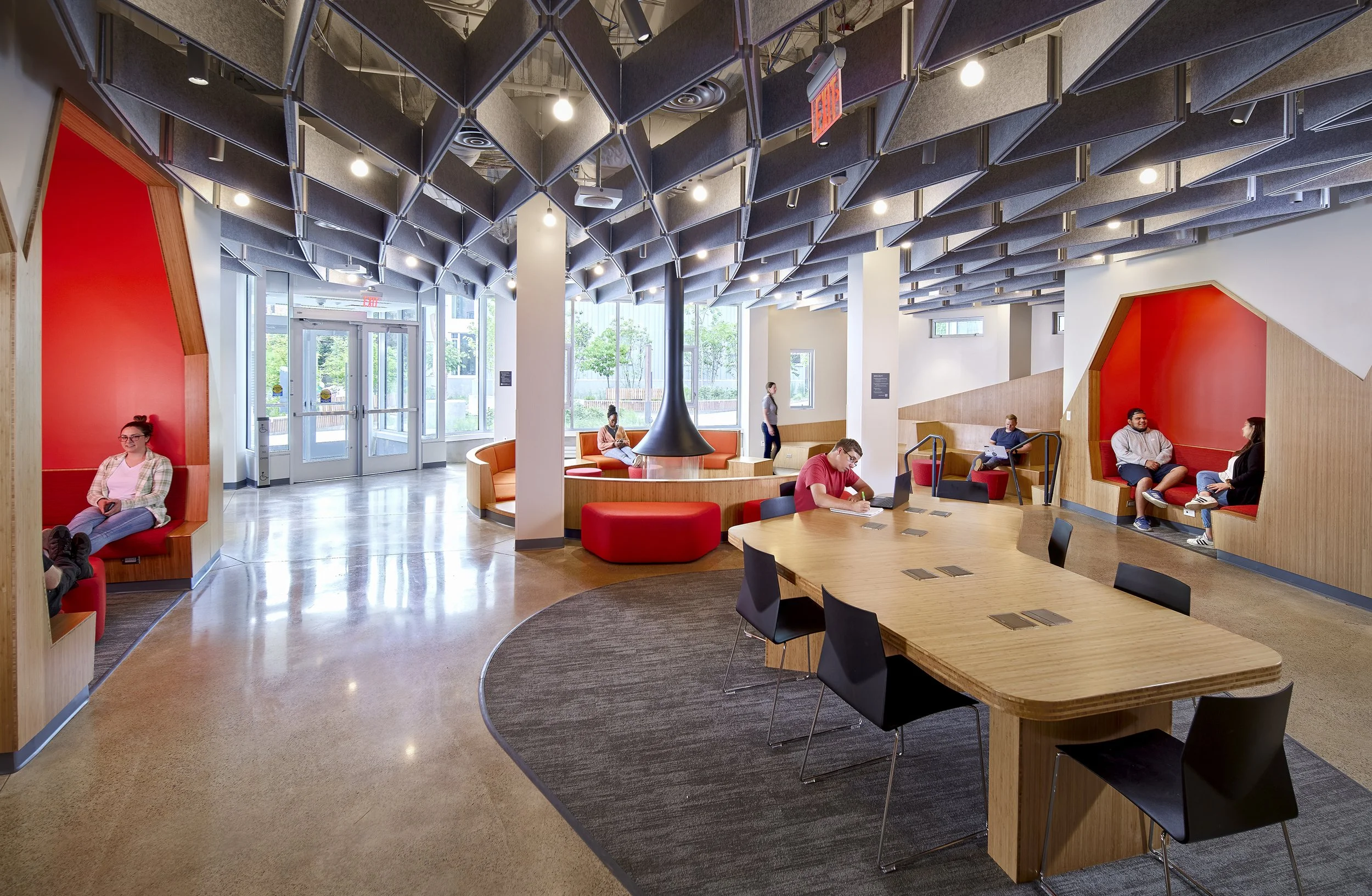 卡内基梅隆大学第五大道与克莱德楼及社区共享空间丨美国匹兹堡丨LTL Architects-21