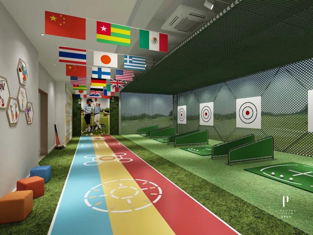 武汉岭尚空间高尔夫俱乐部,现代简约设计诠释绿色友谊-36