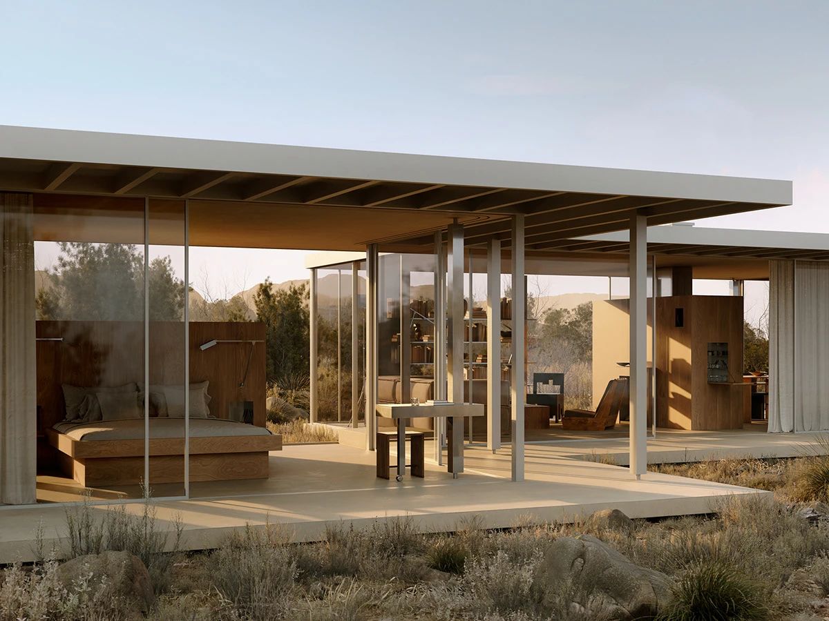 柔和典雅的自然之美，知名设计师打造原始风情住宅-8