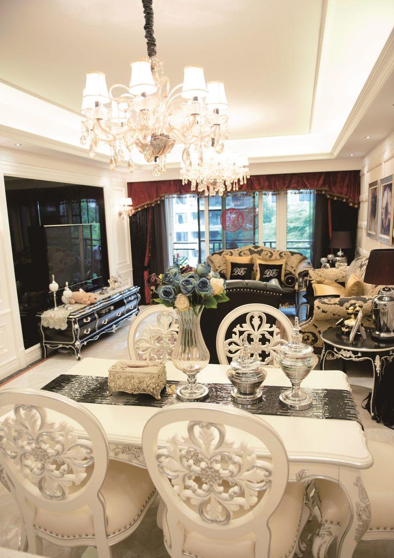 重庆雅居乐国际花园106㎡美式新古典高层洋房设计-10