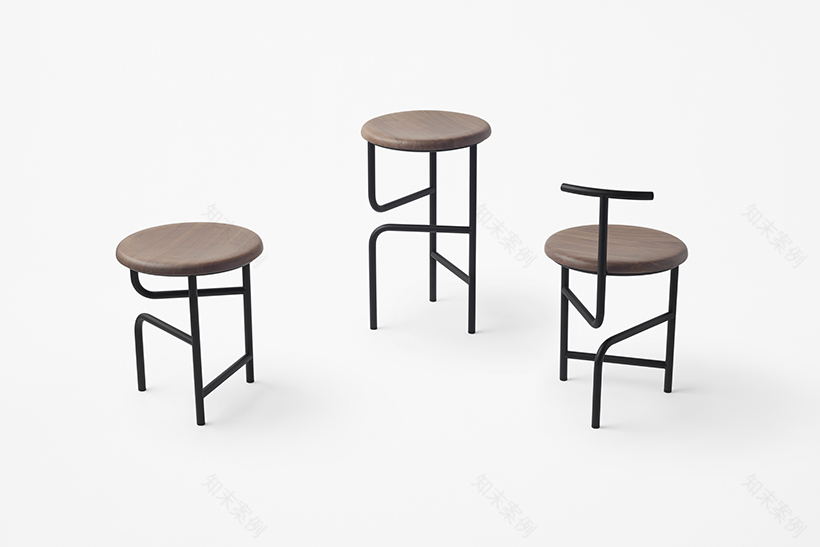 nendo 为小型公共空间设计的“kite”系列座椅-44
