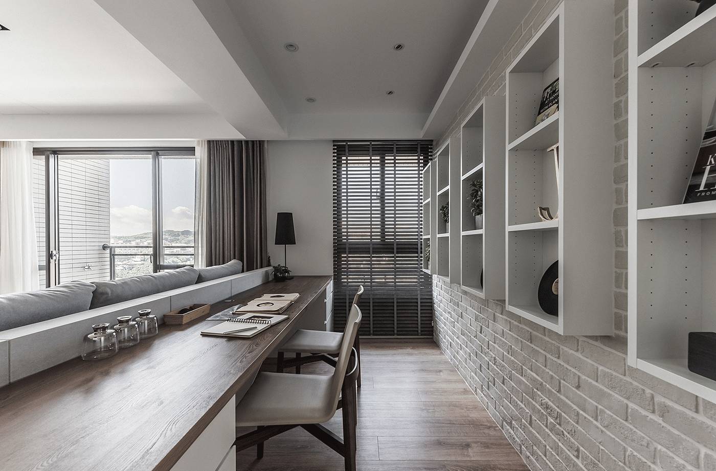 台式简约风住宅设计 生活品位的精致展演-9