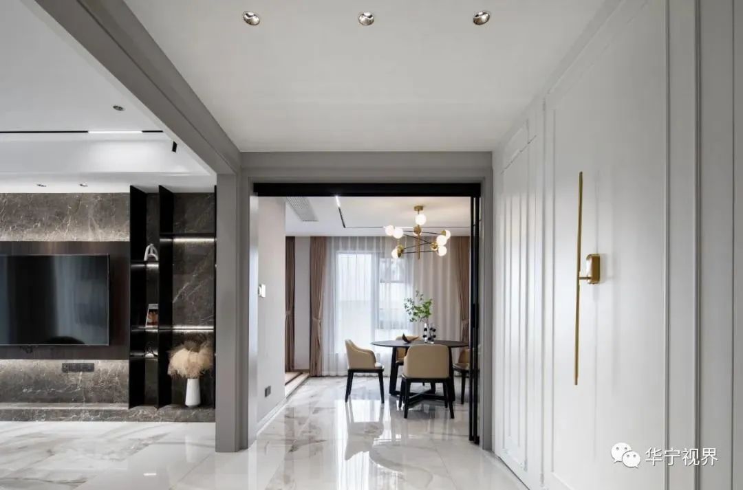 220㎡现代轻奢风装修案例丨中国日照丨广东华宁装饰-5