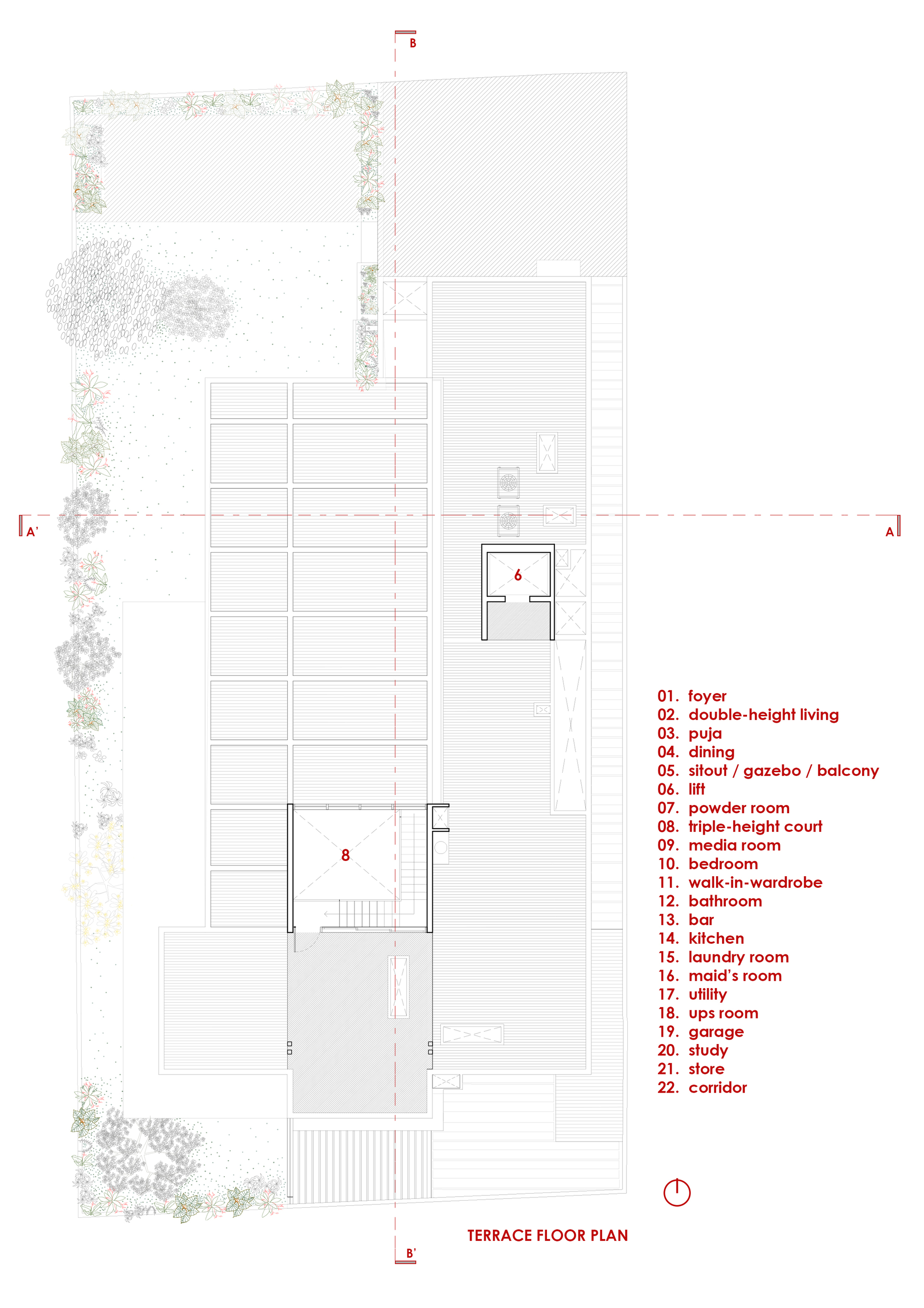 华盖之屋丨印度班加罗尔丨STUDIO MOTLEY-35