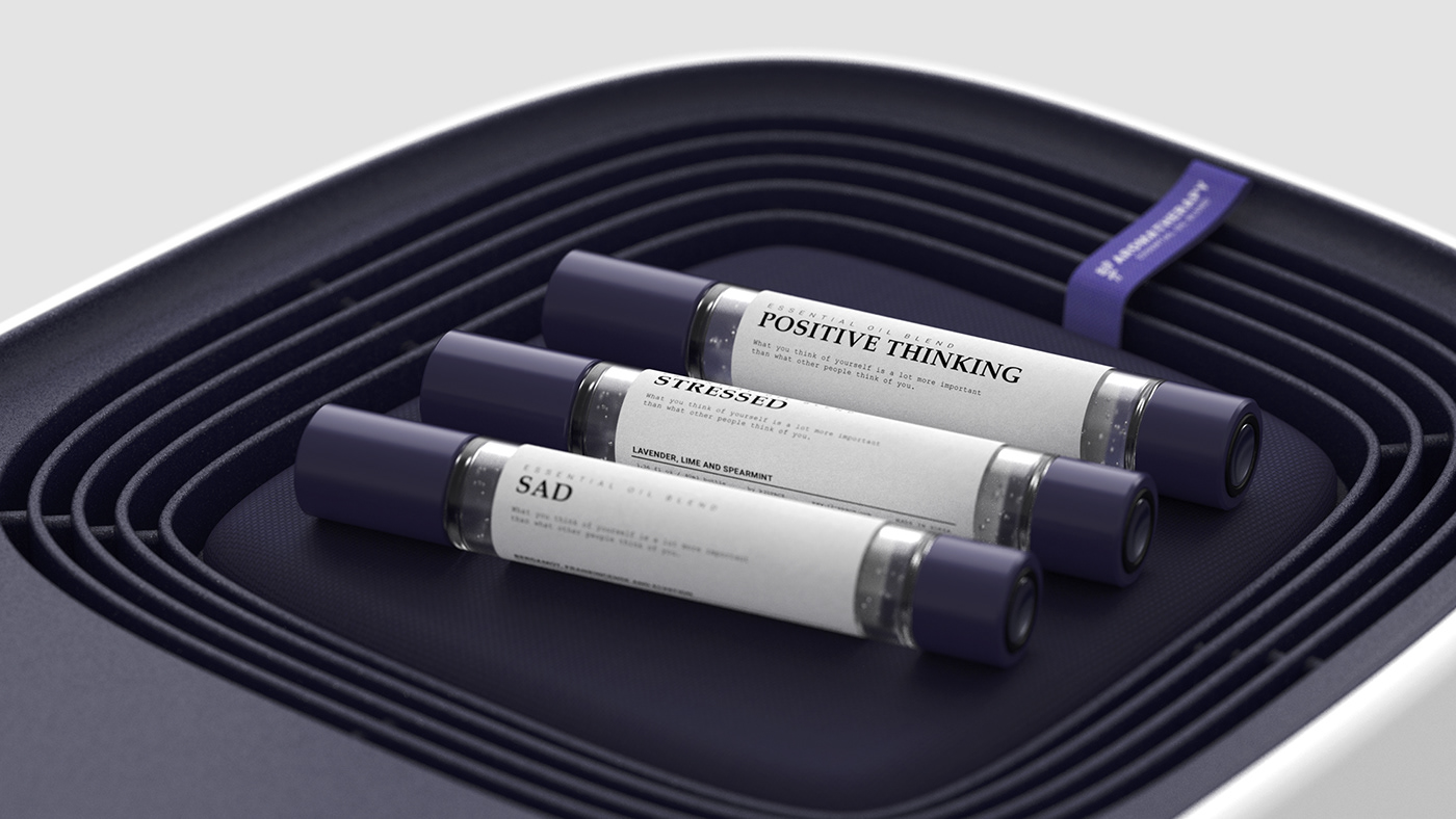 心理疗愈香薰空气净化器设计-7