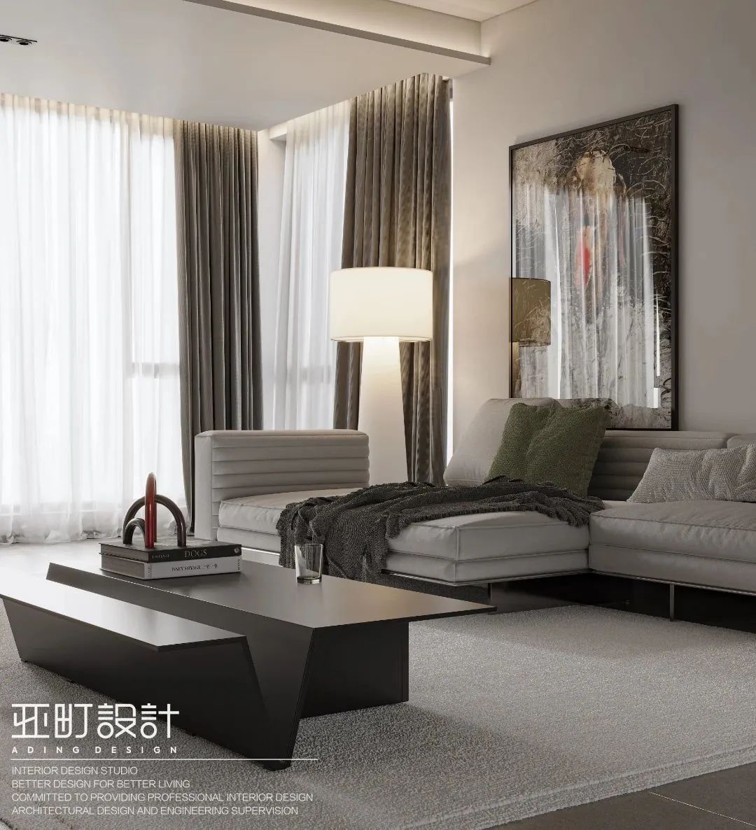 现代极简作品丨中国长沙丨亚町设计-40