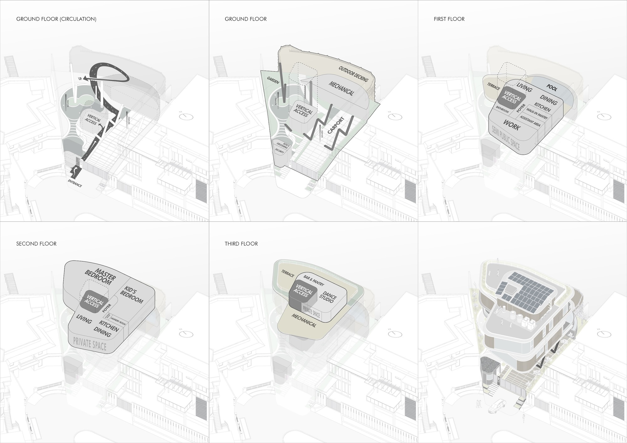 V 形高脚屋丨印度丨KThengono Design Studio-38