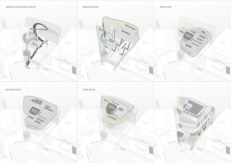 V 形高脚屋丨印度丨KThengono Design Studio-38
