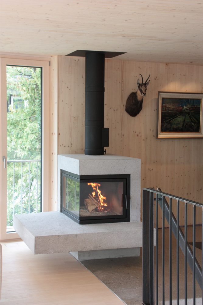 奥地利萨尔茨堡山上的现代木屋住宅设计丨lechner & lechner architects-29