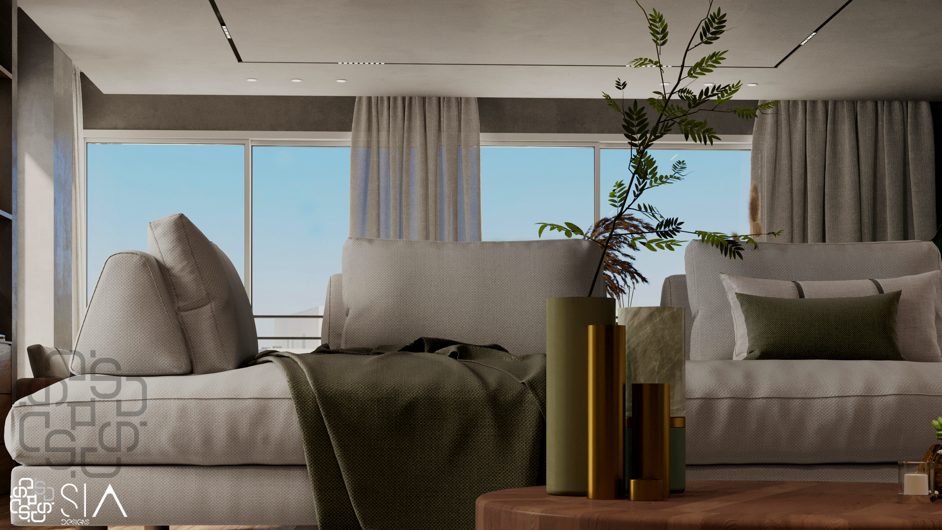 HYDE PARK II - Reception & Living area-8