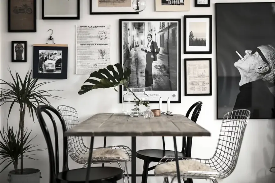 灰调北欧风 | 不一样的餐桌角落-4