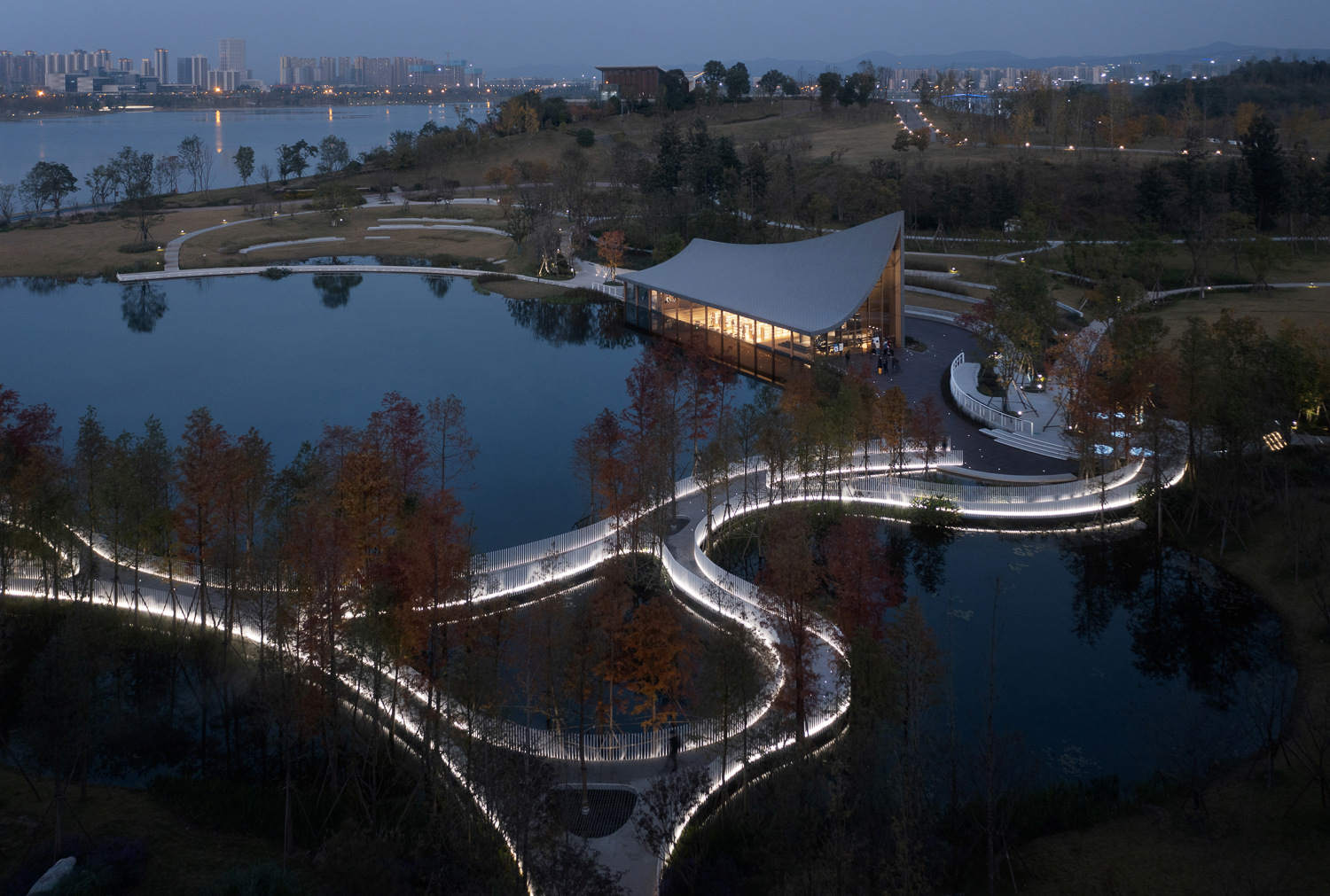 成都兴隆湖·湖畔森林图书馆丨中国成都丨昱道景观-46